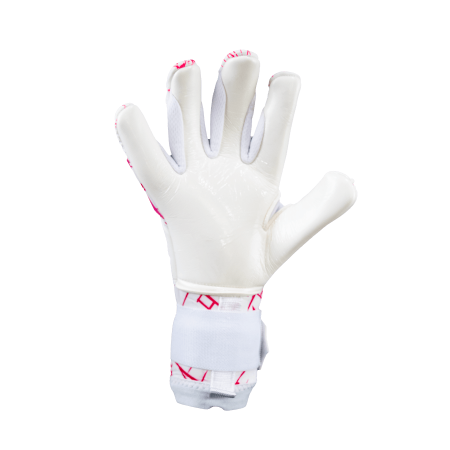 Guante de portero Naomard modelo Imoan, vista de la palma de la mano con su corte exclusivo de la marca.