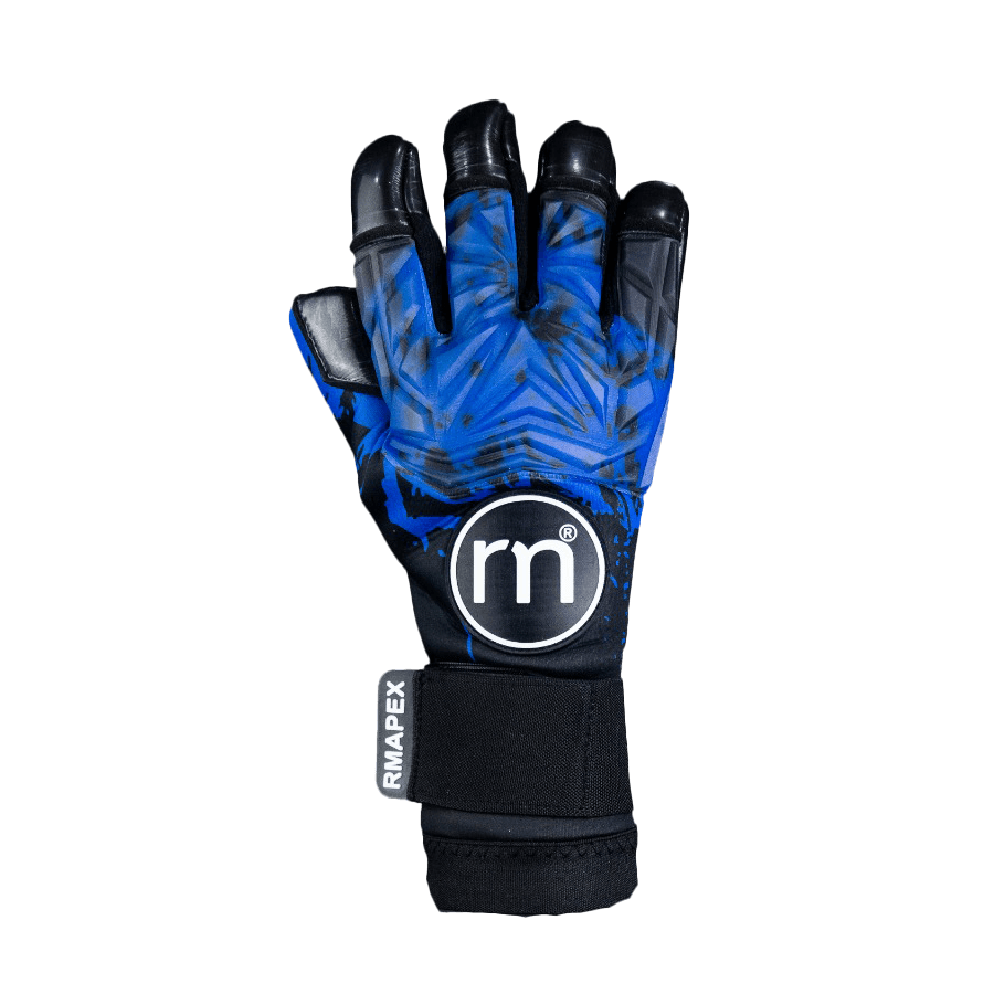 Guantes de portero profesionales Naomard Noite. Vista del dorso de la mano